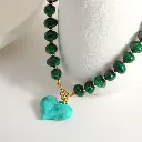 Colorful Chunky Heart Necklaces 