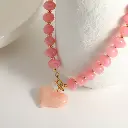 Colorful Chunky Heart Necklaces 