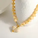 Colorful Chunky Heart Necklaces 