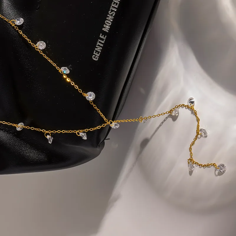 Shiny Lariat Necklace