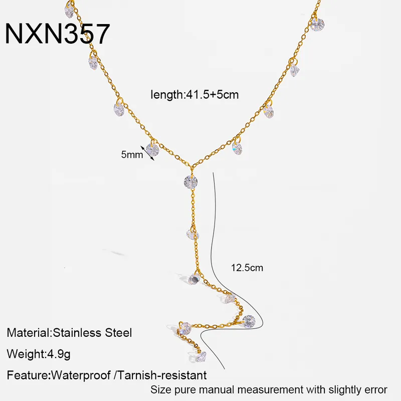 Shiny Lariat Necklace
