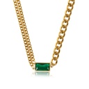 Green Chunky Necklace