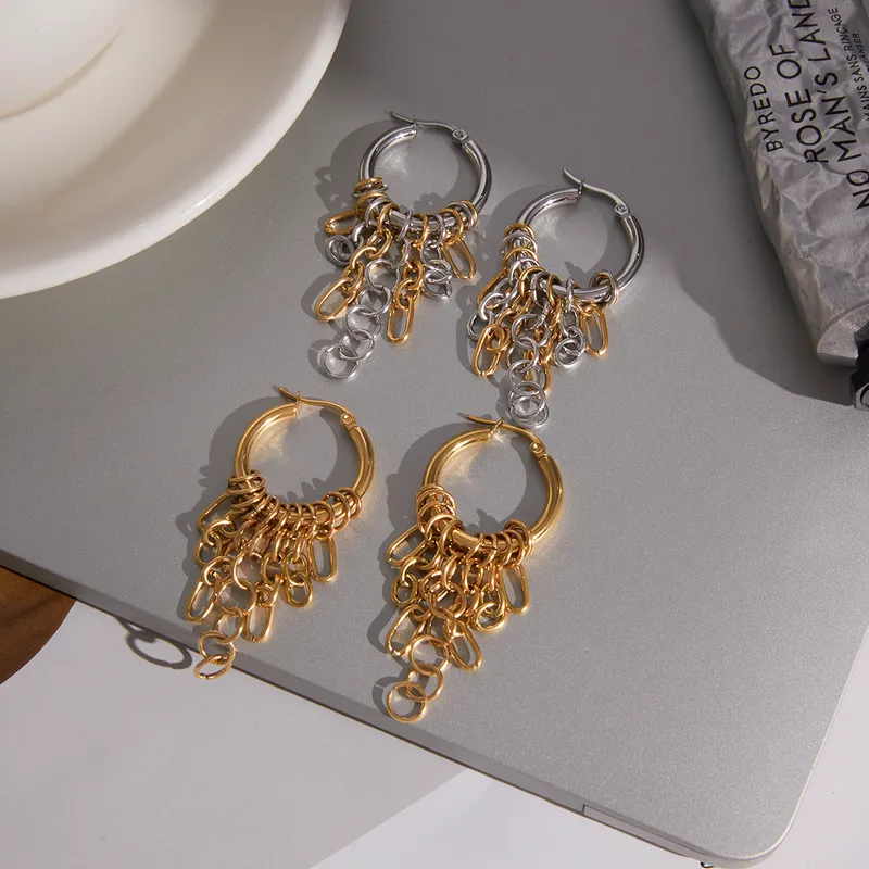 Gold & Silver Hoops
