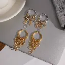 Gold & Silver Hoops