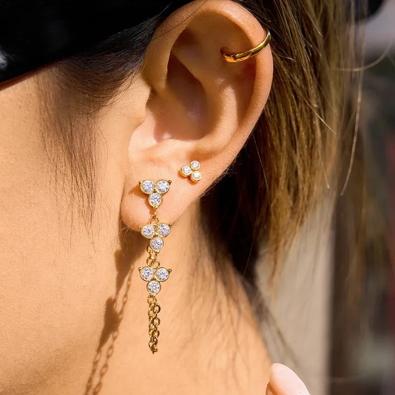 Tassel Shiny Earrings