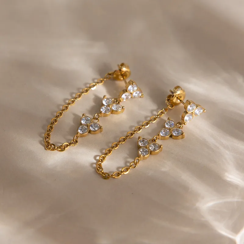 Tassel Shiny Earrings