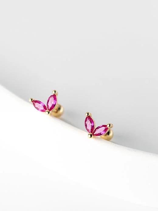 Leaf Minimalist Studs