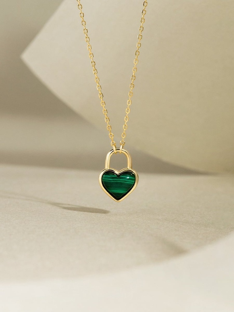 Green Heart Necklace