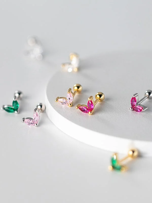 Leaf Minimalist Studs