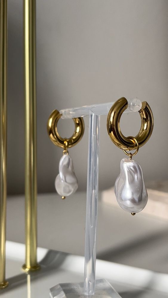 Pearl Hoops
