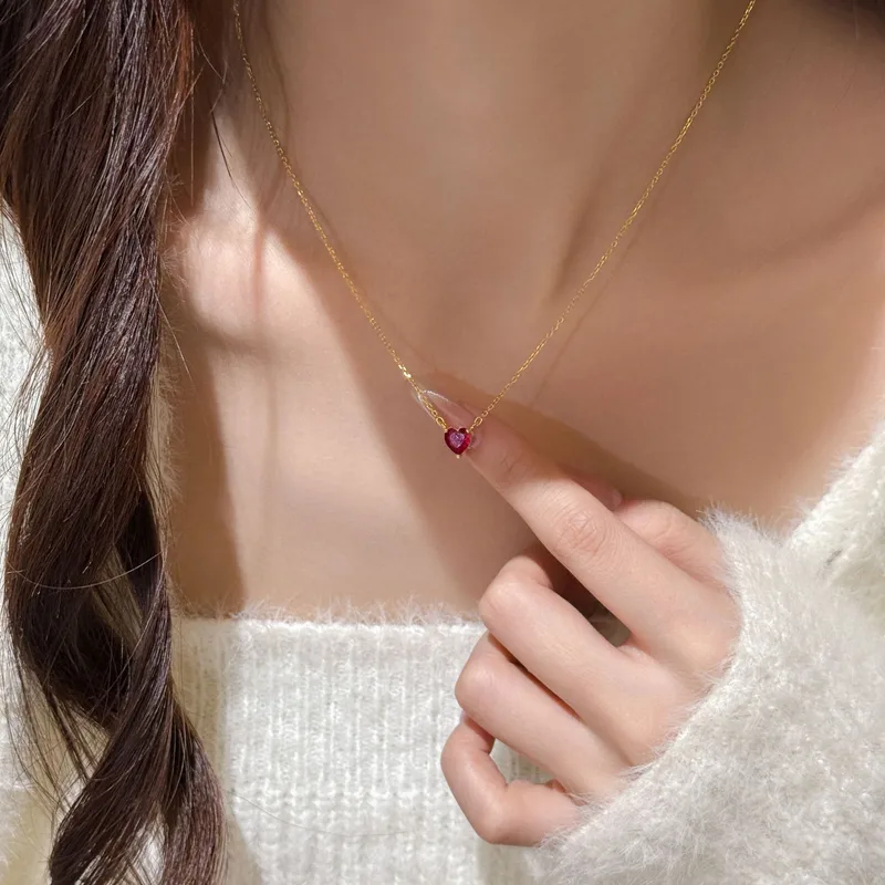 Red Heart Necklace