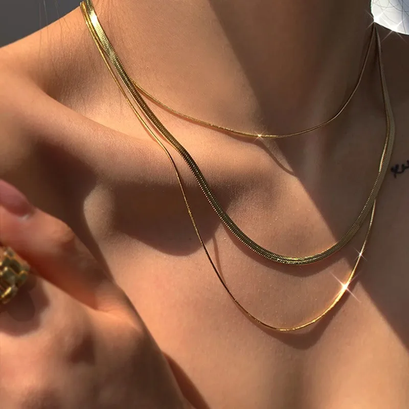 Triple Snake Necklace