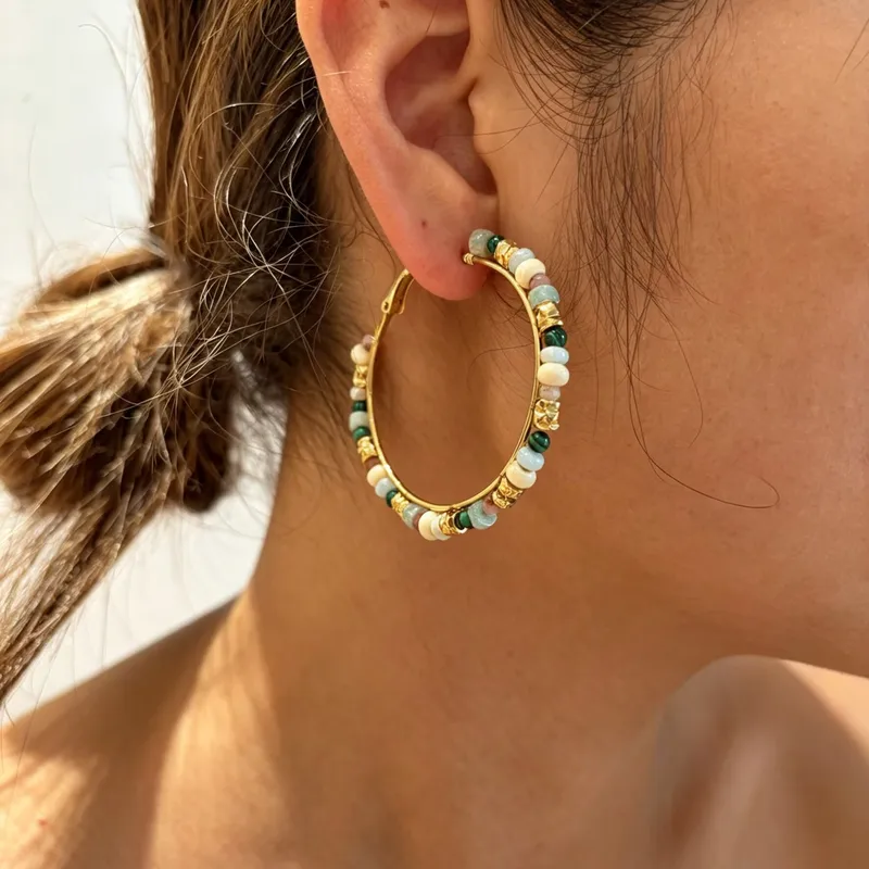 Green Summer Hoops