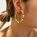 Green Summer Hoops