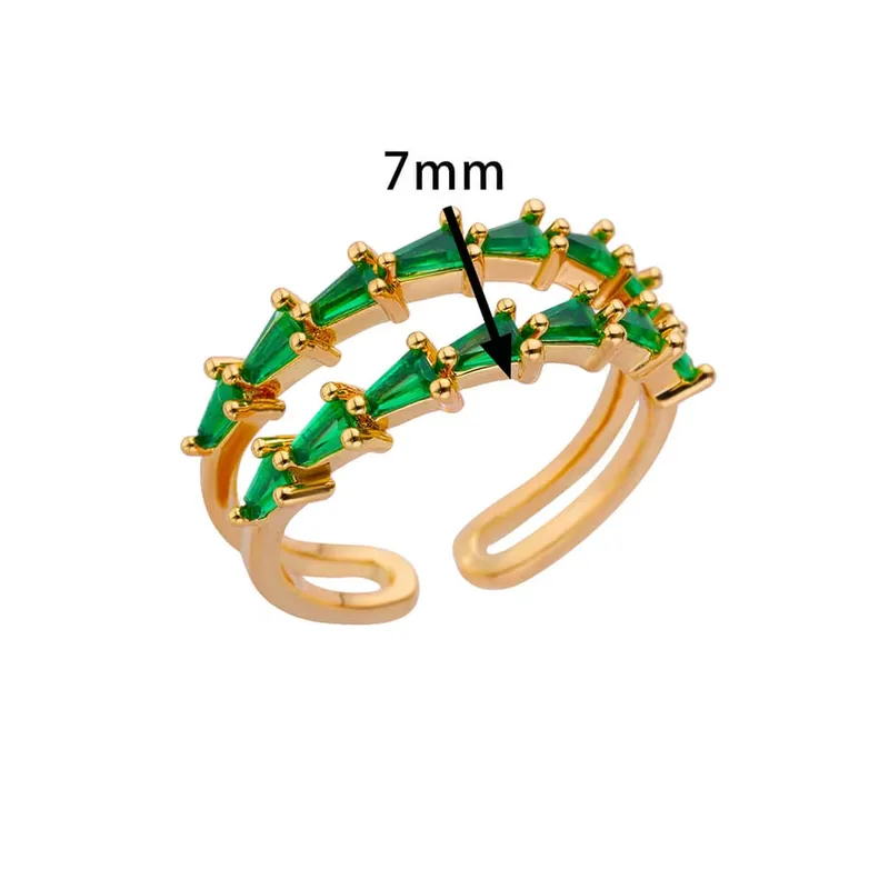 Double Green Ring