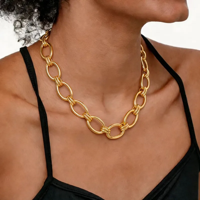 Oval Chain Necklace