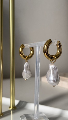 Pearl Hoops