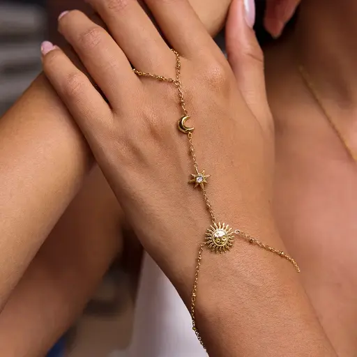 Sun Hand Chain